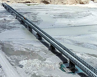 Bridge over Shyok River, Eastern Ladakh