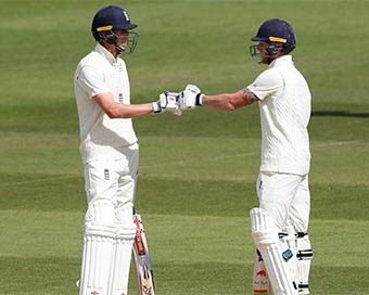 Dom Sibley 86 not out and and Ben Stokes 59 not out