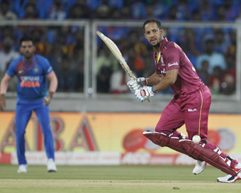 Ind-WI 2nd T20I: Windies level series with comprehensive win