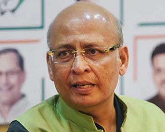 Senior Congress spokesperson Abhishek Manu Singhvi 