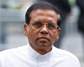 Sri Lankan President Maithripala Sirisena (file photo)