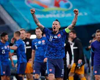 Slovakia upset Poland 2-1 in Euro 2020