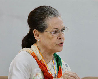 Congress interim Chief Sonia Gandhi (file photo)