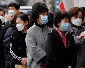 Coronavirus cases in South Korea crosses 7,000
