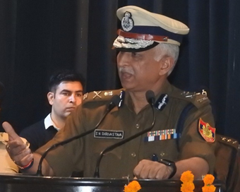 Commissioner of Delhi Police S. N. Shrivastava. (Photo: Sanjeev Kumar Singh Chauhan/IANS)