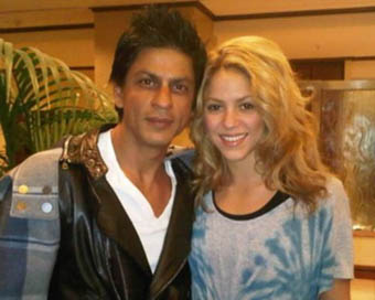 SRK with Shakira (file photo)