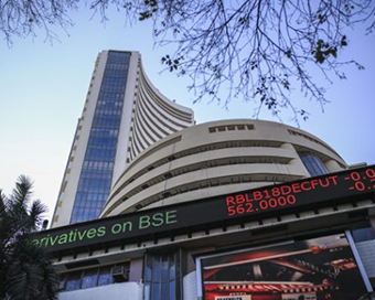 Sensex, Nifty trade at day