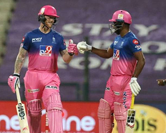  Stokes, Samson power Rajasthan to massive 8-wicket win over Mumbai