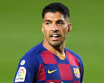 FC Barcelona striker Luis Suarez