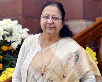 Lok Sabha Speaker Sumitra Mahajan (file photo)