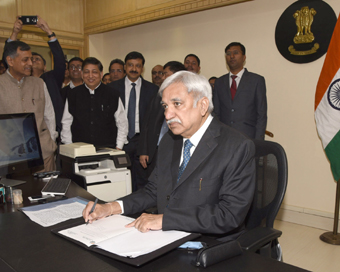 Sunil Arora takes charge as CEC, seeks support for 2019 polls