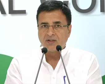 Congress leader Randeep Singh Surjewala