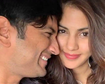 Sushant and Rhea (file photo)