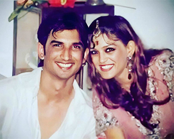 Late Sushant Singh Rajput with sister Shweta (file photo)