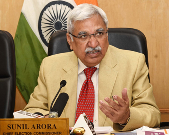 Chief Election Commissioner Sunil Arora (file photo)