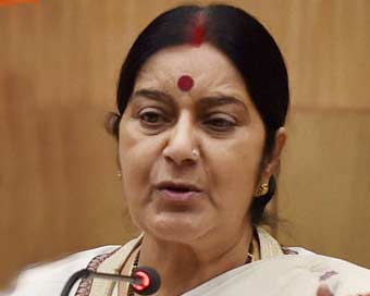 External Affairs Minister Sushma Swaraj (file photo)