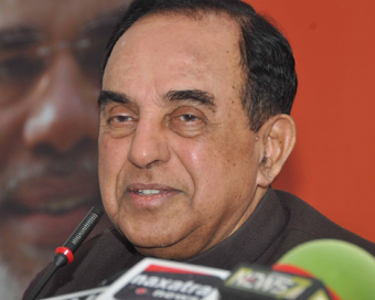 Senior BJP leader and former Union Minister Subramanian Swamy (file photo)