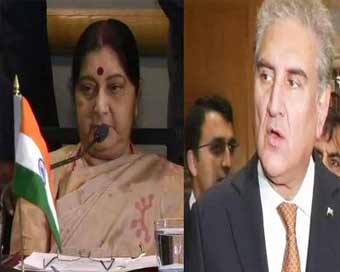 Sushma Swaraj warns of terrorism threat at Saarc meeting, avoids Qureshi