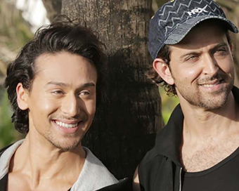 Hrithik Roshan and Tiger Shroff (file photo) 