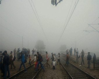 22 trains delayed, 13 rescheduled due to fog