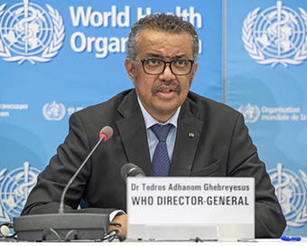 Tedros Adhanom Ghebreyesus, the Director-General of the WHO