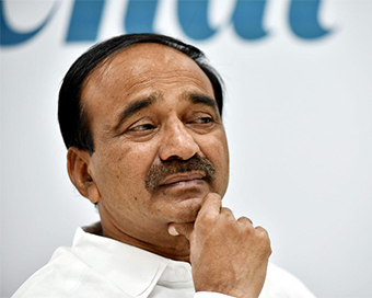 Telangana Health Minister E. Rajender (file photo)