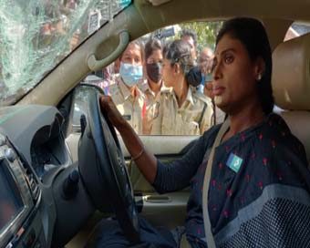 Telangana governor anguished over manner of Sharmila