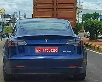 Tesla Model 3 spotted in India ahead of launch