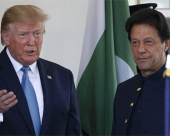 Donald Trump, Imran Khan (file photo)