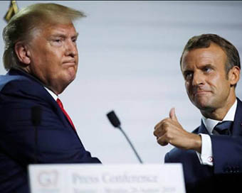 US President Trump and France President Macron