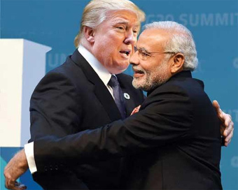 United States President Donald Trump and Pm Narendra Modi (file photo)