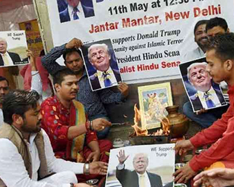 With mantras, ghee and fire, Hindu Sena offers 
