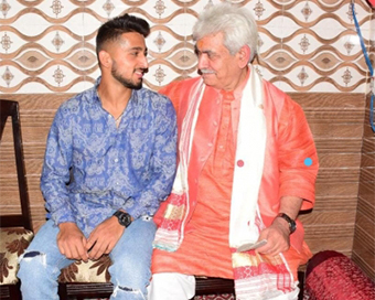 J&K LG Manoj Sinha meets Team India pacer Umran Malik