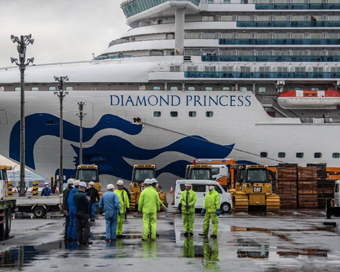 Quarantined cruise ship 