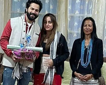 Varun Dhawan and Natasha donate for Arunachal fire victims
