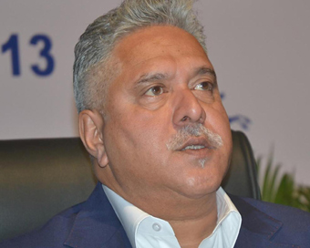 Beleaguered liquor tycoon Vijay Mallya (file photo)