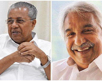  Kerala CM Pinarayi Vijayan and Oommen Chandy