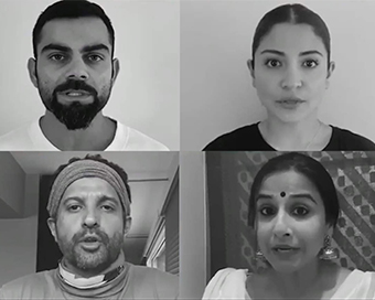Anushka,Virat, Farhan and others appeal to put 