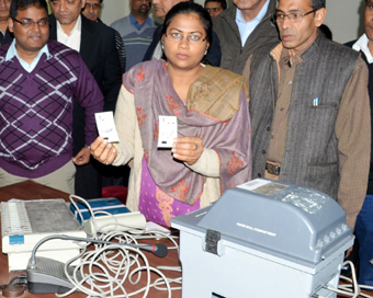 Voter-Verified Paper Audit Trail (VVPAT) or verified paper record (VPR) machine. (File Photo: IANS)