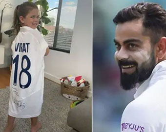 David Warner thanks Virat Kohli for his signed Test jersey