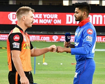 SRH captain David Warner and DC captain Shreyas Iyer