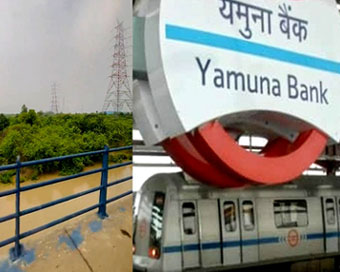 Delhi Flood alert : Yamuna bank metro station temporarily closed 