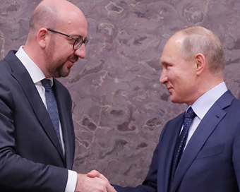 Russian President Putin, European Council President Charles Michel discussed humanitarian issues in Ukraine: Kremlin