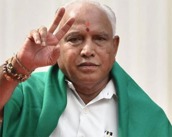 Yeddyurappa to take oath as Karnataka CM today evening