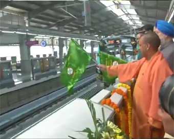 Yogi, Puri inaugurate 29-km Noida-Greater Noida Metro line
