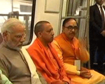 Noida is not jinxed, says Modi, praises Adityanath for 