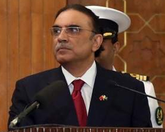 Former Pakistan President Asif Ali Zardari (file photo)
