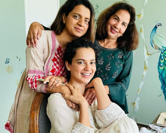 PHOTOS: Kangana Ranaut spends time with family after recovering from Covid