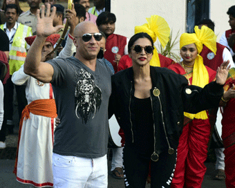 PICS : Vin Diesel welcomed in India with 